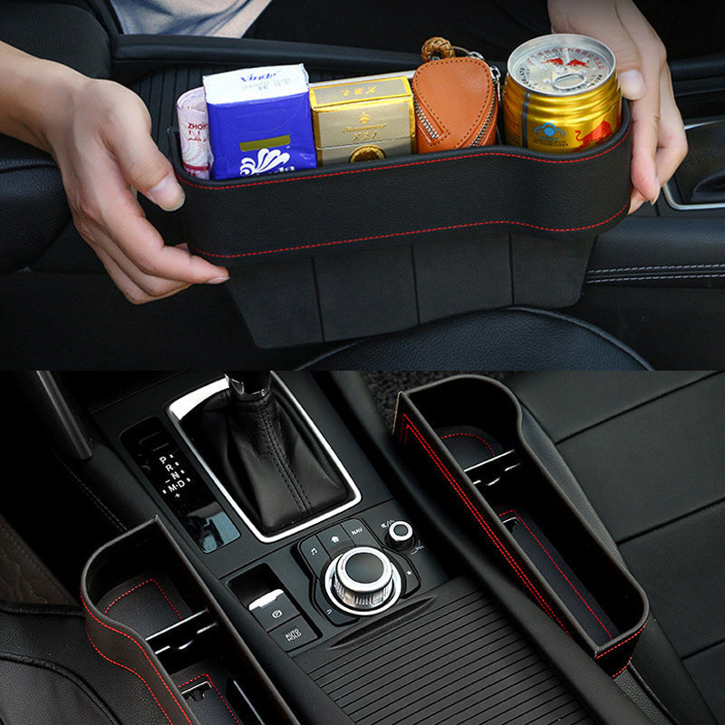 Multifunctional car seat storage box