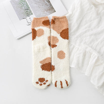 New Cotton Socks : Funny Print Cat Paw Warm Socks