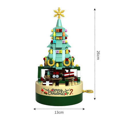 Building Blocks Christmas Tree Music Box