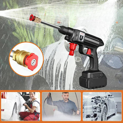 Portable high-pressure wireless spray water gun