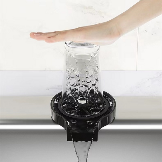 High-pressure glass rinser