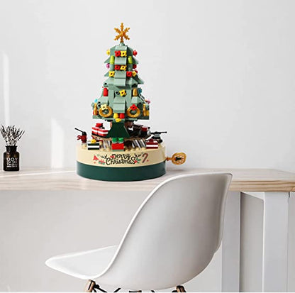 Building Blocks Christmas Tree Music Box