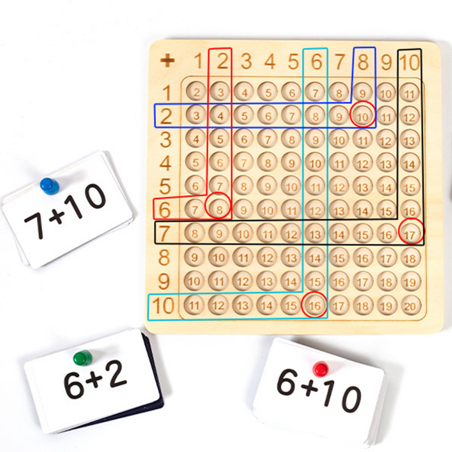 Wooden BOARD - Multiplication And Math board