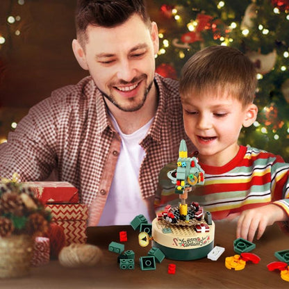 Building Blocks Christmas Tree Music Box