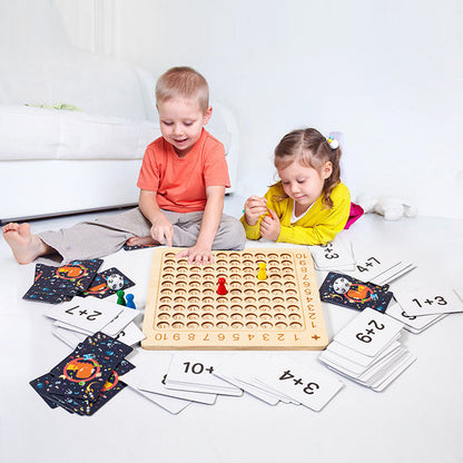 Wooden BOARD - Multiplication And Math board