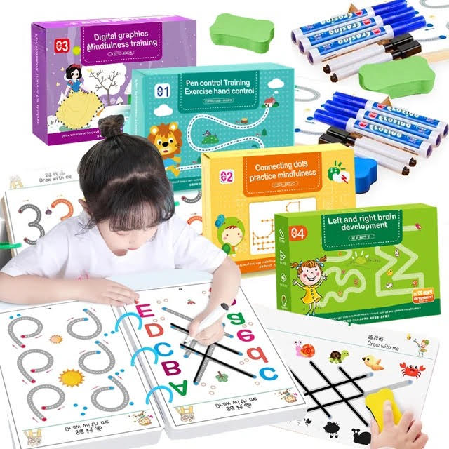 Magical Tracing Workbook Set for Kids